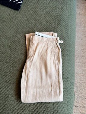 Quince Linen Pull Tab Pant